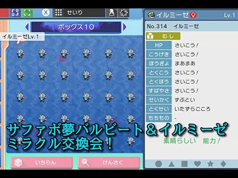 【サファボ夢バルビート&イルミーゼ配布！】ポケモンBDSP GMStation ミラクル交換会 #ポケモン交換 #ポケモン配布