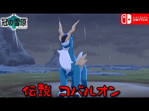 てっしんポケモン 足跡のてがかり 伝説ポケモン コバルオン【冠の雪原 】ポケットモンスター ソード・シールド（ポケモン 剣盾)