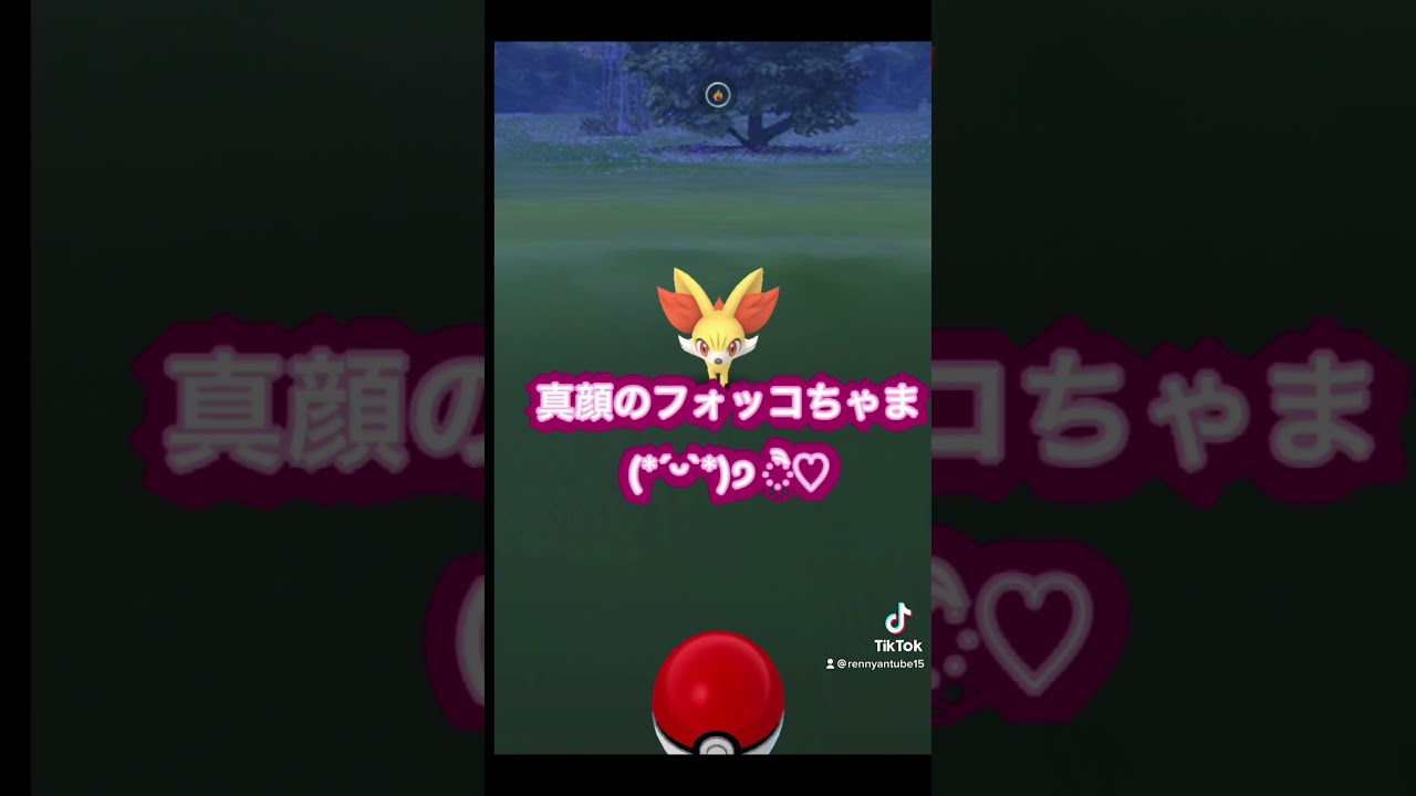 【TikTok】真顔のフォッコでもそれでいい。【ポケモンGO】