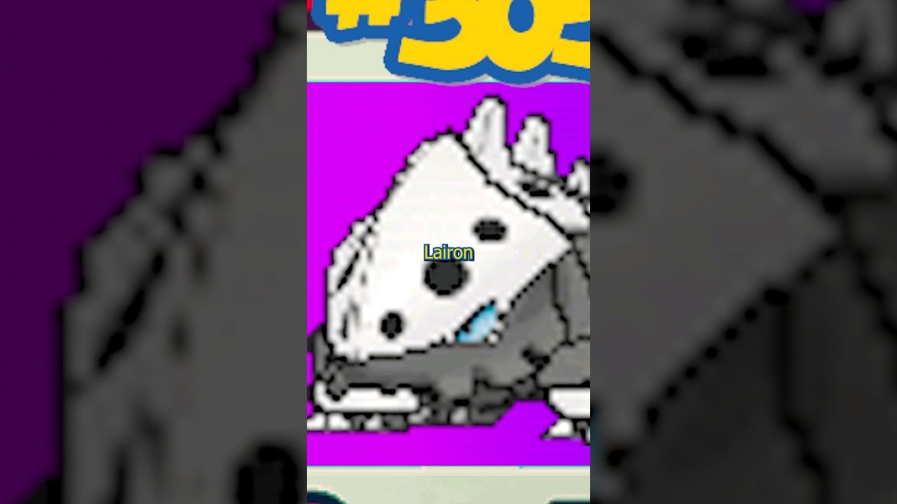 Pokémon Fact! No.305 - Lairon #lairon #regirobshot #pokemon #gaming #scarlet #violet #nintendo