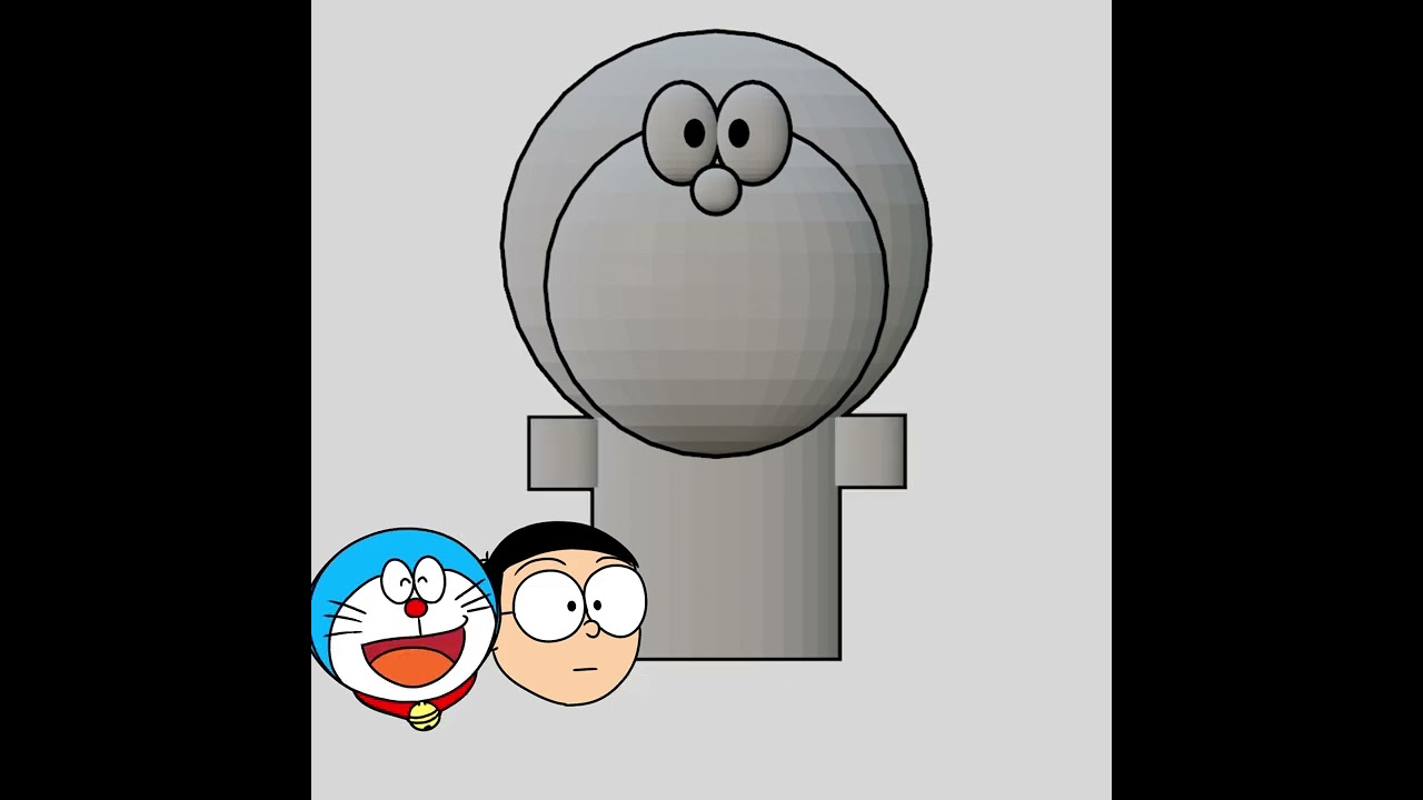 【3D】ドラえもんの絵描き歌