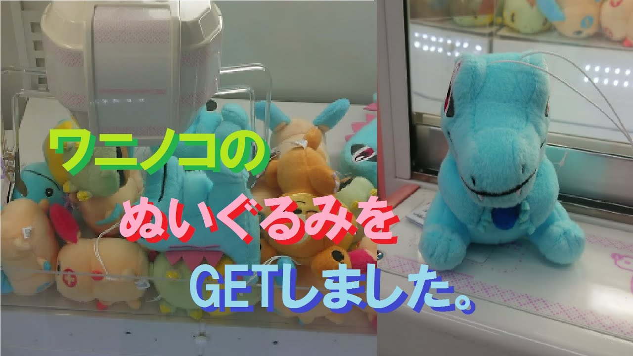 【Game】ワニノコのぬいぐるみをGETしました。