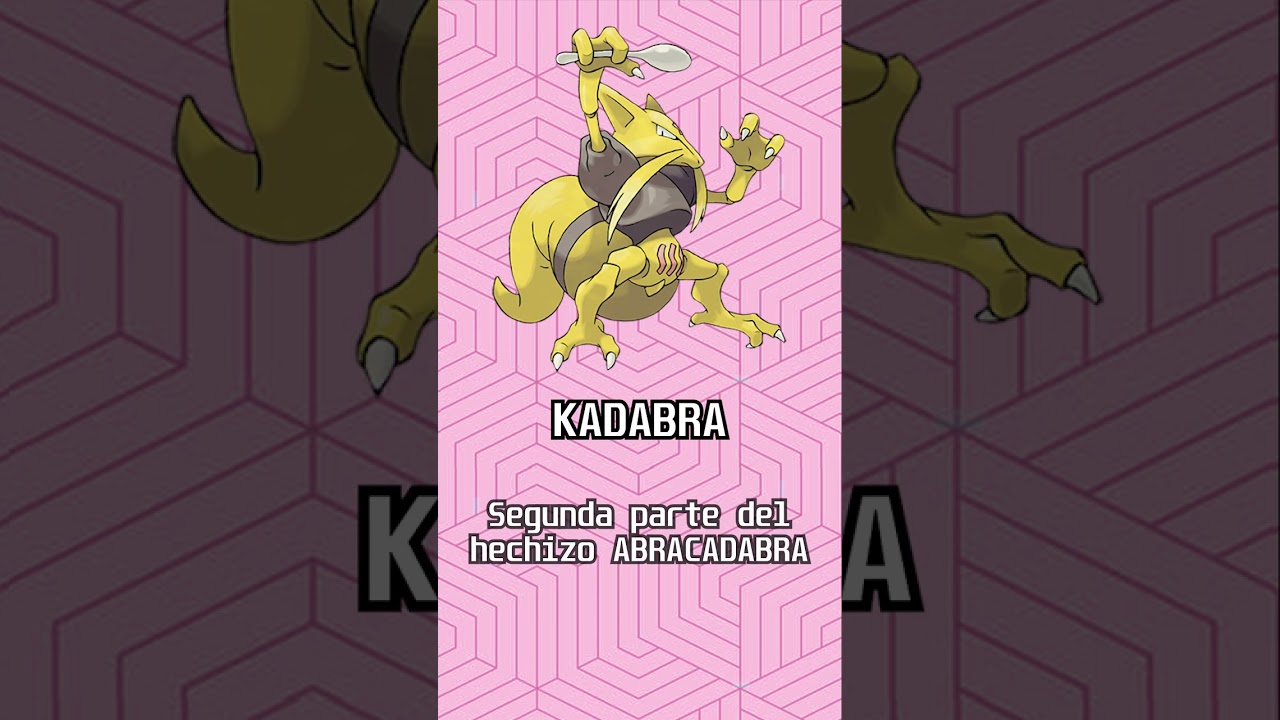 🔮 Etimología Pokémon: ABRA, KADABRA y ALAKAZAM 🔮