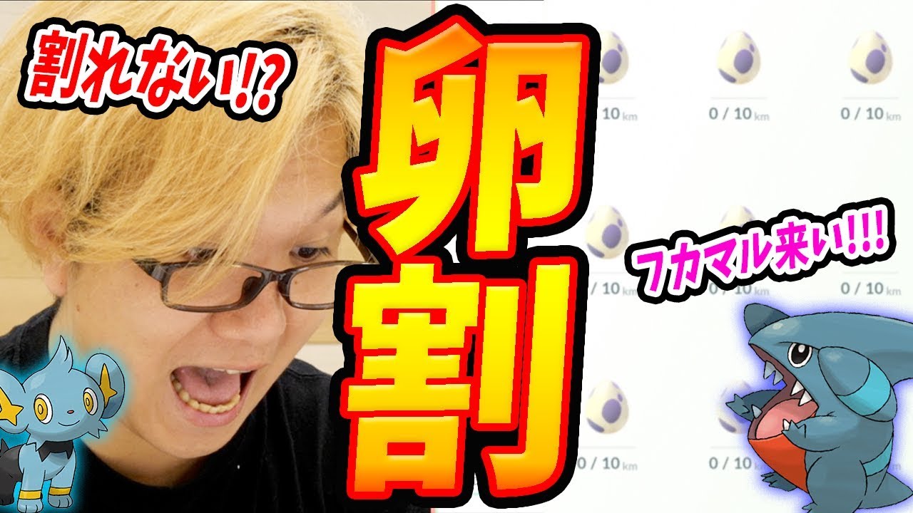 10たま9連割!!目指せ高個体値フカマル!!てかこのバグ早くなおしてぇぇぇぇぇ!!【ポケモンGO】