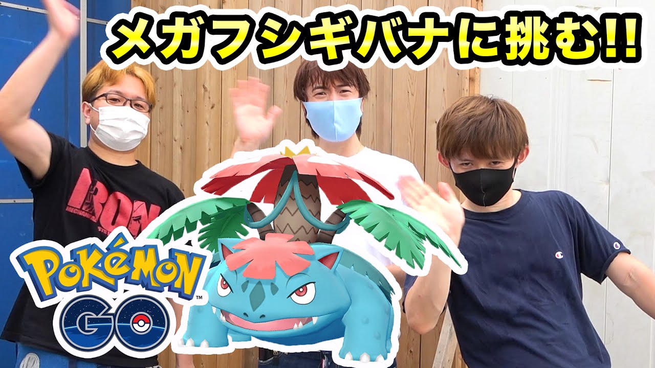 【ポケモンGO】メガフシギバナに挑んでいくぞー！色違い出したい！！！