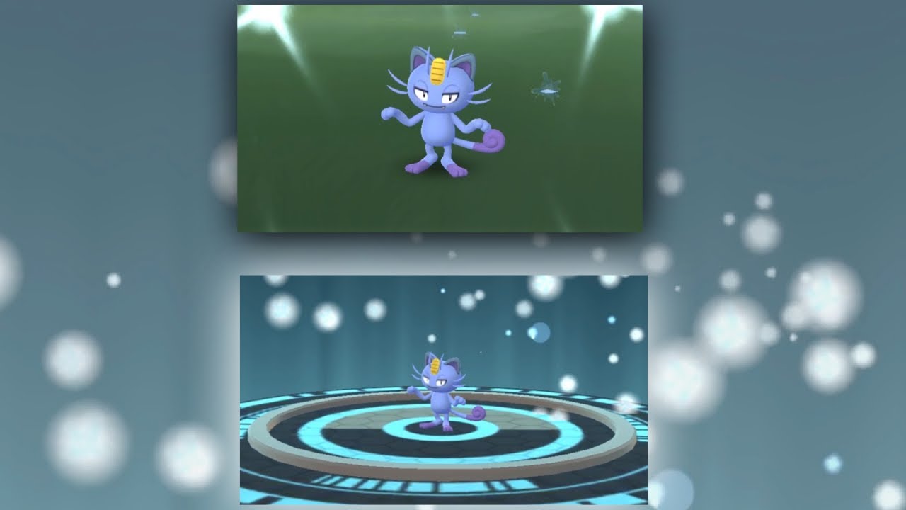 【ポケモンGO】色違いアローラニャースGET & 進化　ニャース限定リサーチ