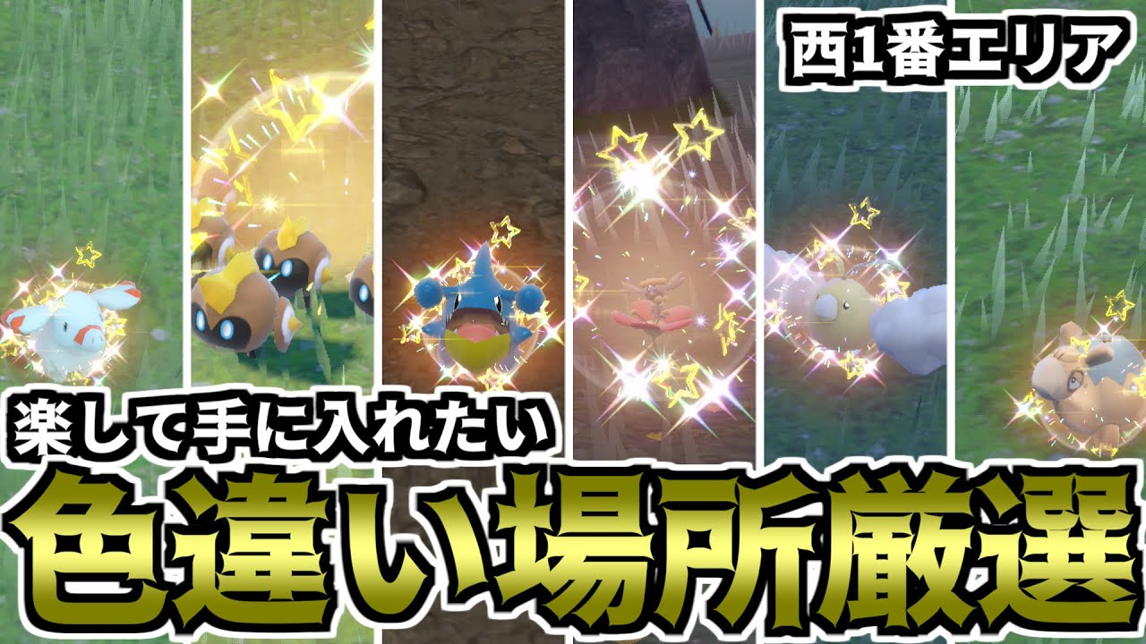 【ポケモンSV】楽して手に入れたい色違い場所厳選（西1番エリア）【ゆっくり実況】