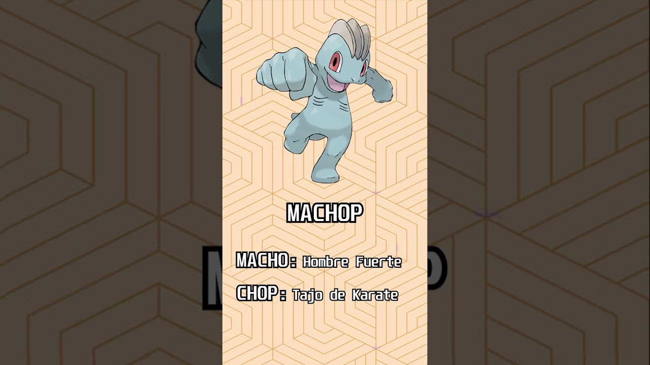 👊 Etimología Pokémon: MACHOP, MACHOKE y MACHAMP 👊