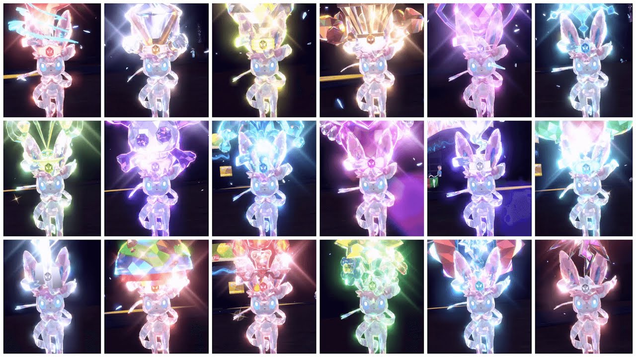 【ポケモンSV】ニンフィアのかわいいテラスタル【Eeveelution】【Terastal】【Cute Moments】