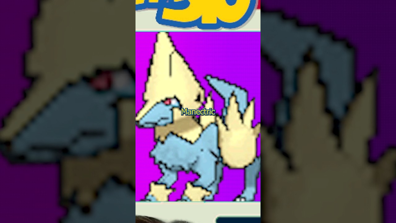 Pokémon Fact! No.310 - Manectric #manectric #regirobshot #pokemon #gaming #scarlet #violet #nintendo