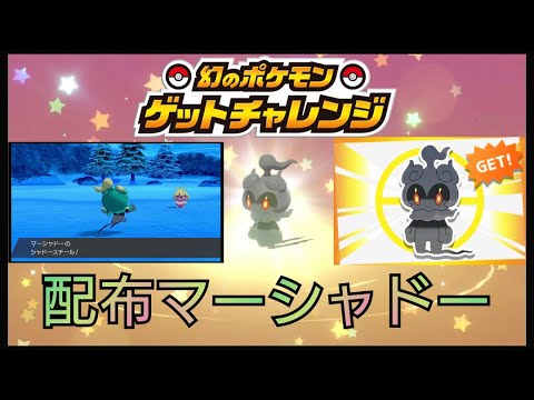 配布の「マーシャドー」ゲットして使ってみた！幻のポケモンゲットチャレンジ【ゲッチャレ】【ポケモン剣盾】