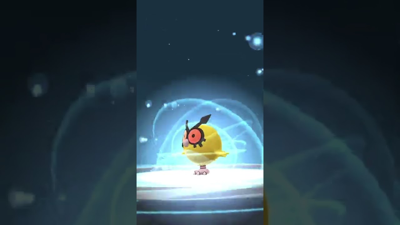 ホーホー。イロチ出たのでフル進化‼️#pokemongo #ポケモン色違い #shorts