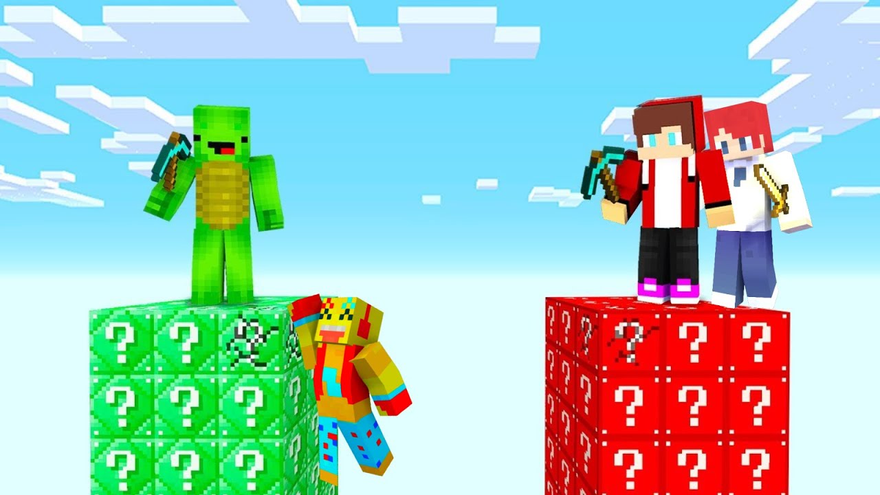 超高いラッキーブロック対決を再現しようとした結果！？【まいくら・マインクラフト】