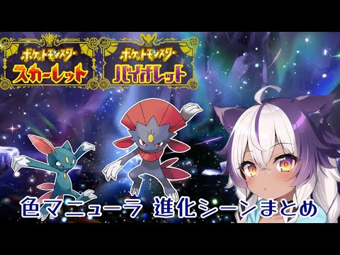 【ポケモンSV】色違いニューラ → マニューラ【ポケットモンスタースカーレットヴァイオレット】