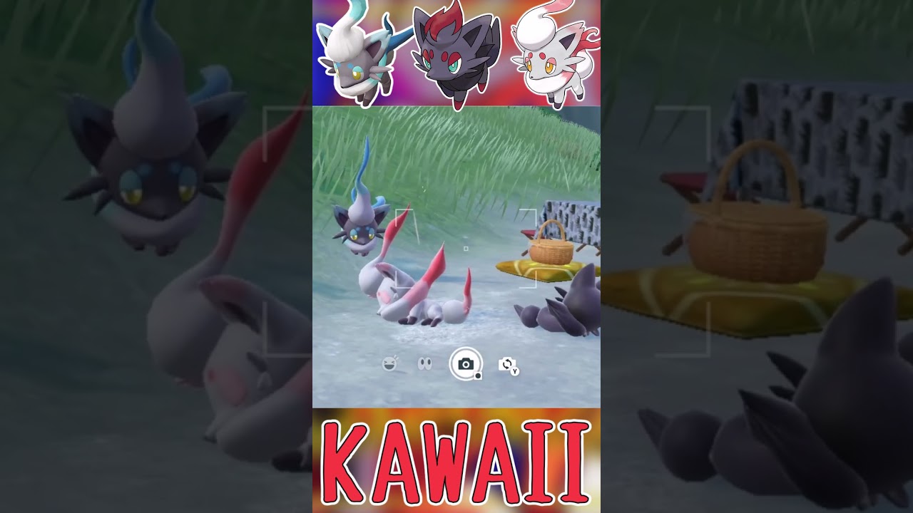 [ポケモンSV][癒し動画]可愛すぎるゾロアsにただただ癒されたいだけの動画。 #shorts [ポケットモンスタースカーレット][ポケットモンスターバイオレット]