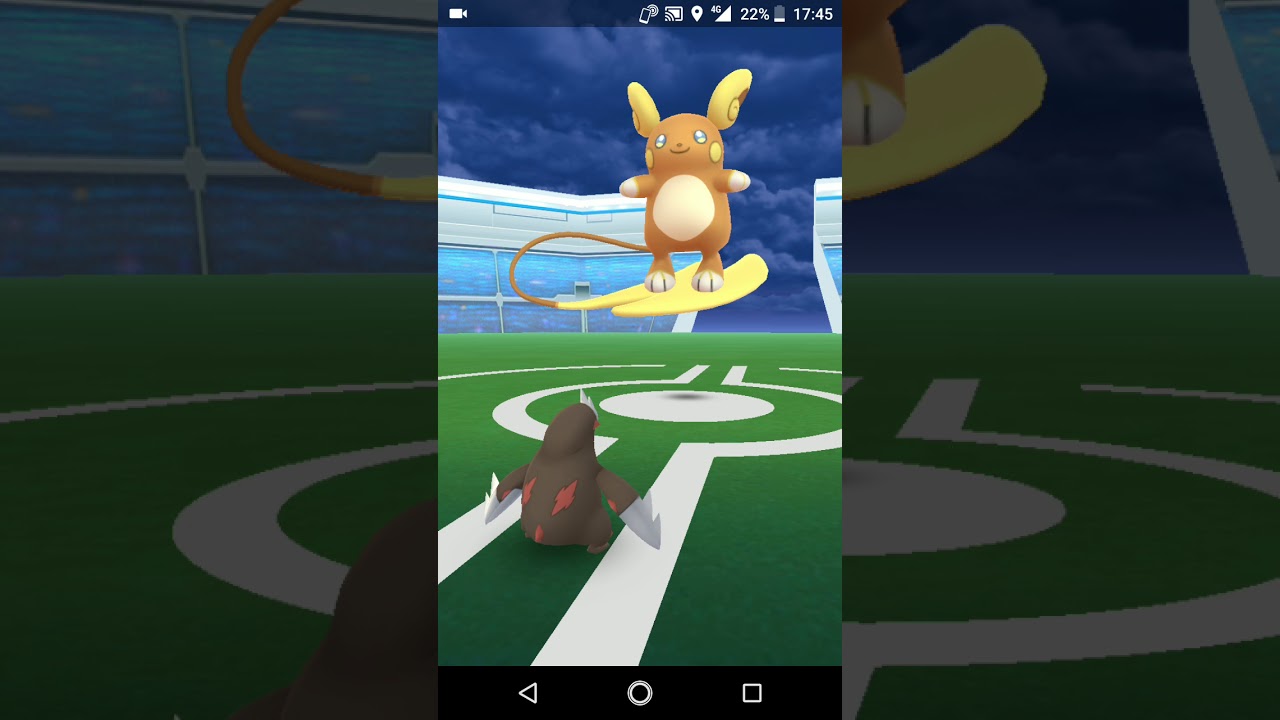 ポケモンGO「ソロレイドでライチュウ（アローラのすがた）をGETするまで」（23）