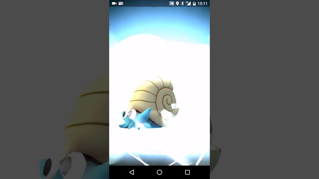 ポケモンGO オムナイトを進化してみた
