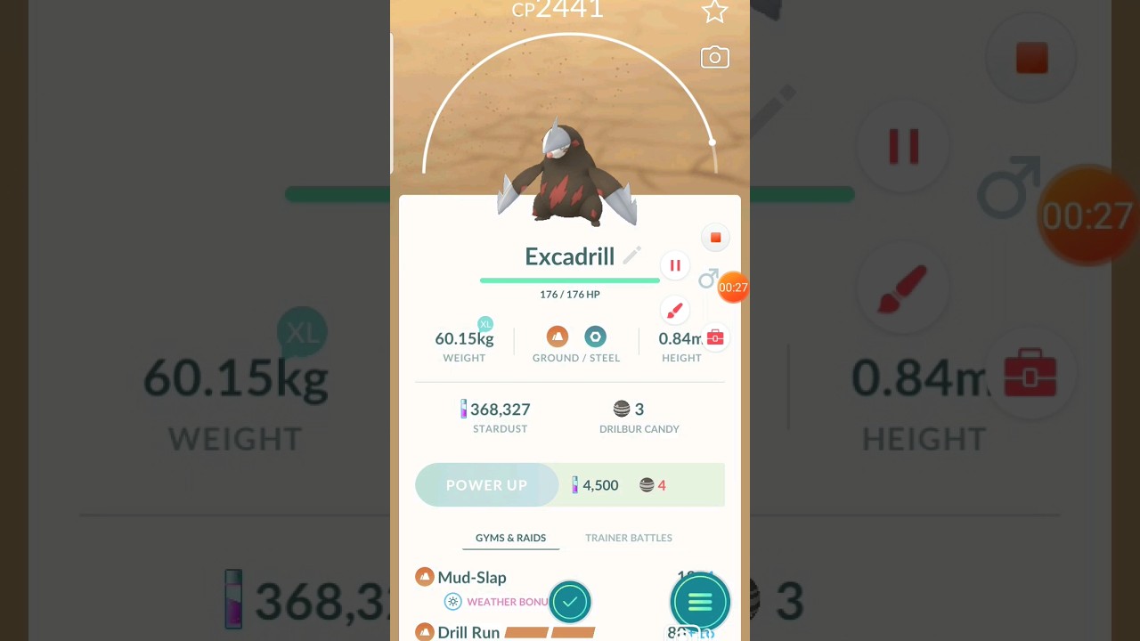 Dribur evolution To Excadrill