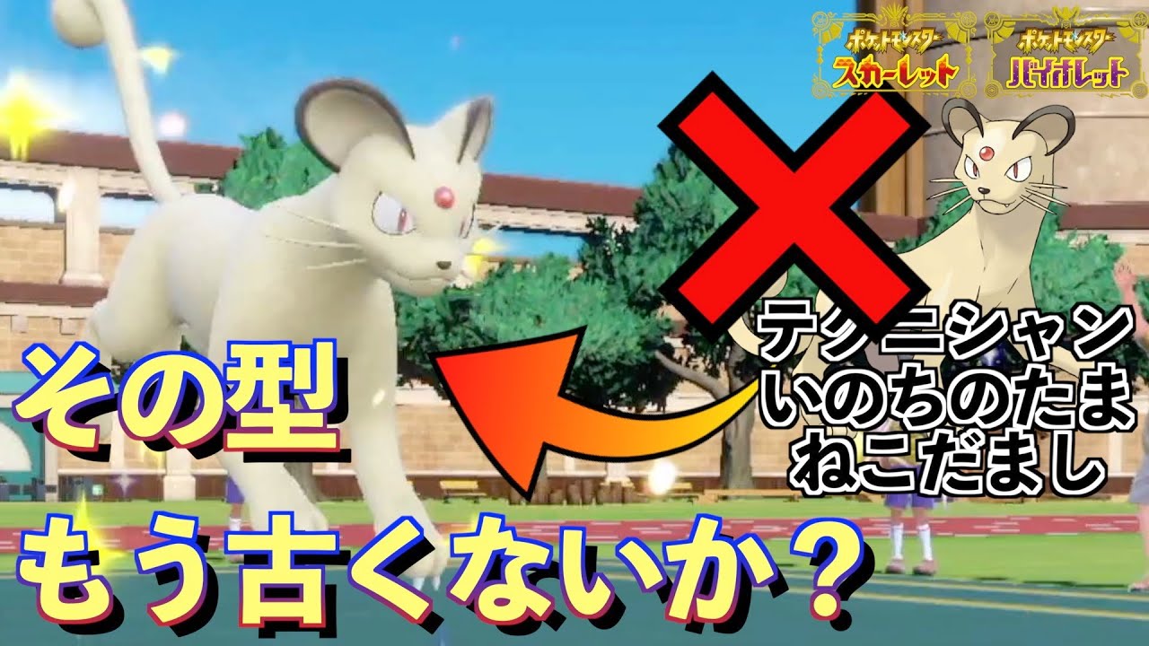 ペルシアン使うんやったらこれや！場を荒らす害悪型ペルシアン【ポケモンSV】