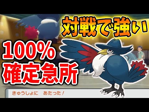 【ポケモン ダイパリメイク】実際に対戦で「驚異の確定急所100％」の確定急所調整されたドンカラスを使った結果ｗｗ【攻略/ブリリアントダイヤモンド・シャイニングパール／BDSP/つじぎり/ふいうち】