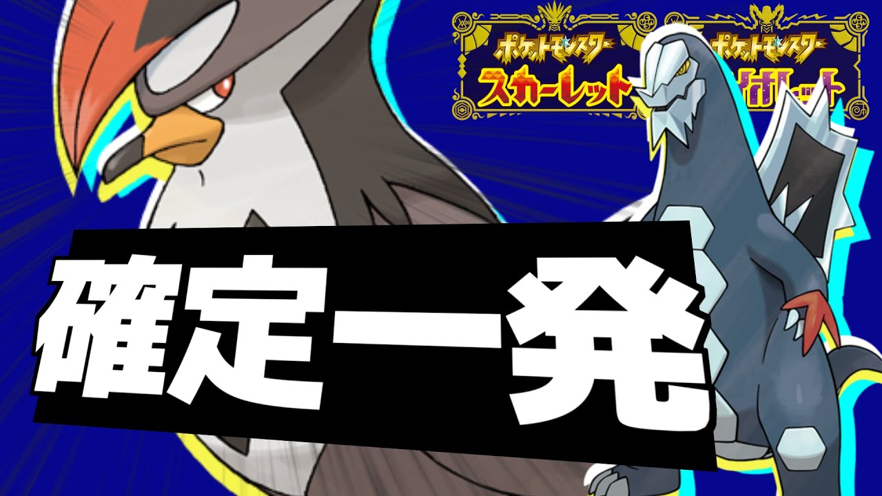 【ポケモンSV】火力指数"53000"のクセになる超火力「ムクホーク」が600族をブチ抜きました【スカーレット/バイオレット/スカバイ/対戦/育成論】
