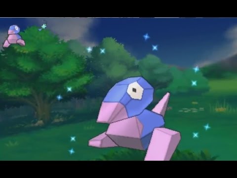 3DS【ポケモン ORAS】 shiny Porygon 色違い ポリゴン 色違 3D龍(多邊獸)