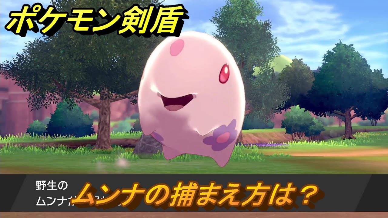 ポケモン剣盾　ムンナの出現場所は？オススメの場所は？天気は？ポケモン図鑑コンプへの道！　最新版【ポケモンソード・シールド】