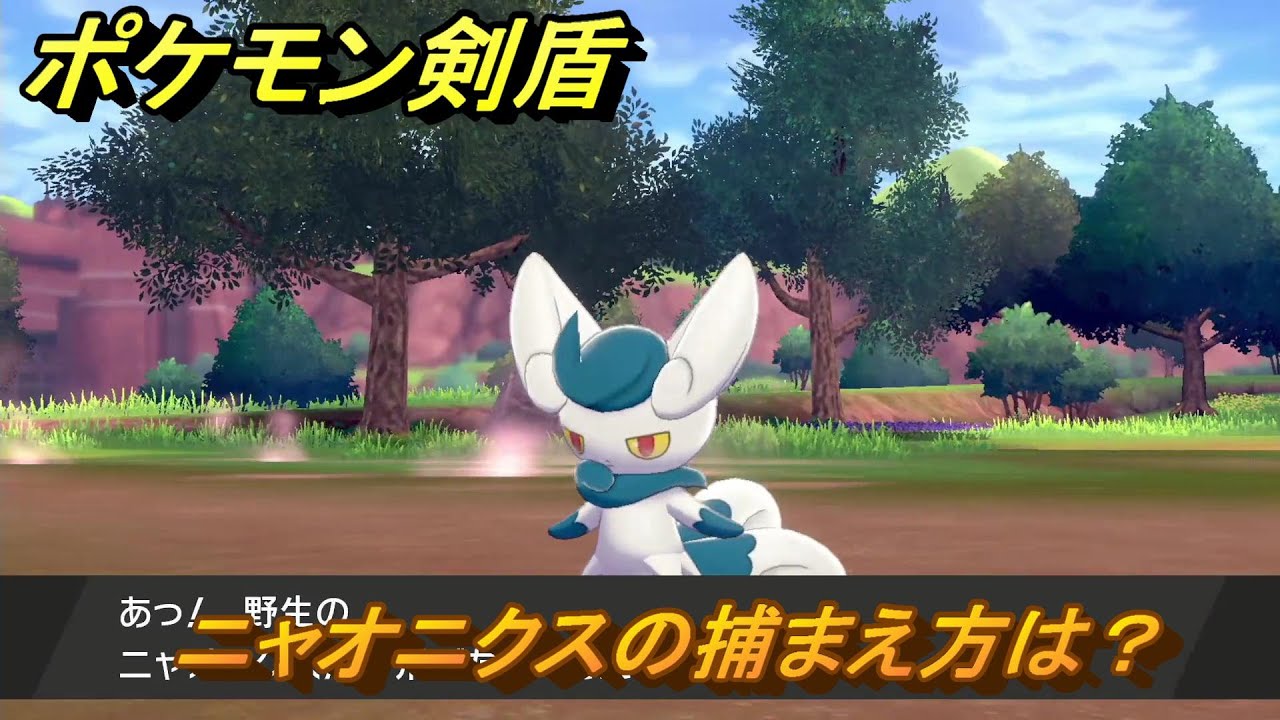 ポケモン剣盾　ニャオニクスの出現場所は？オススメの場所は？天気は？ポケモン図鑑コンプへの道！　最新版【ポケモンソード・シールド】