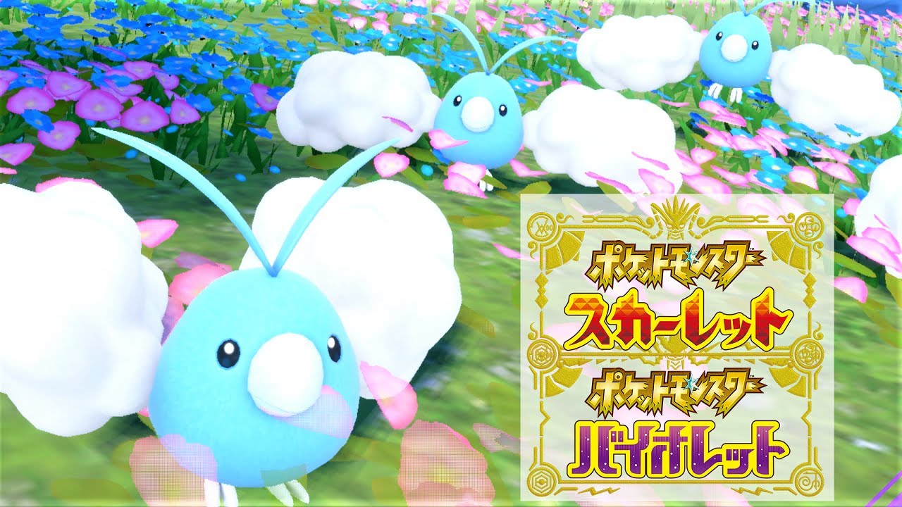 【可愛い】チルット６匹に囲まれて癒されピクニック【ポケモンSV】