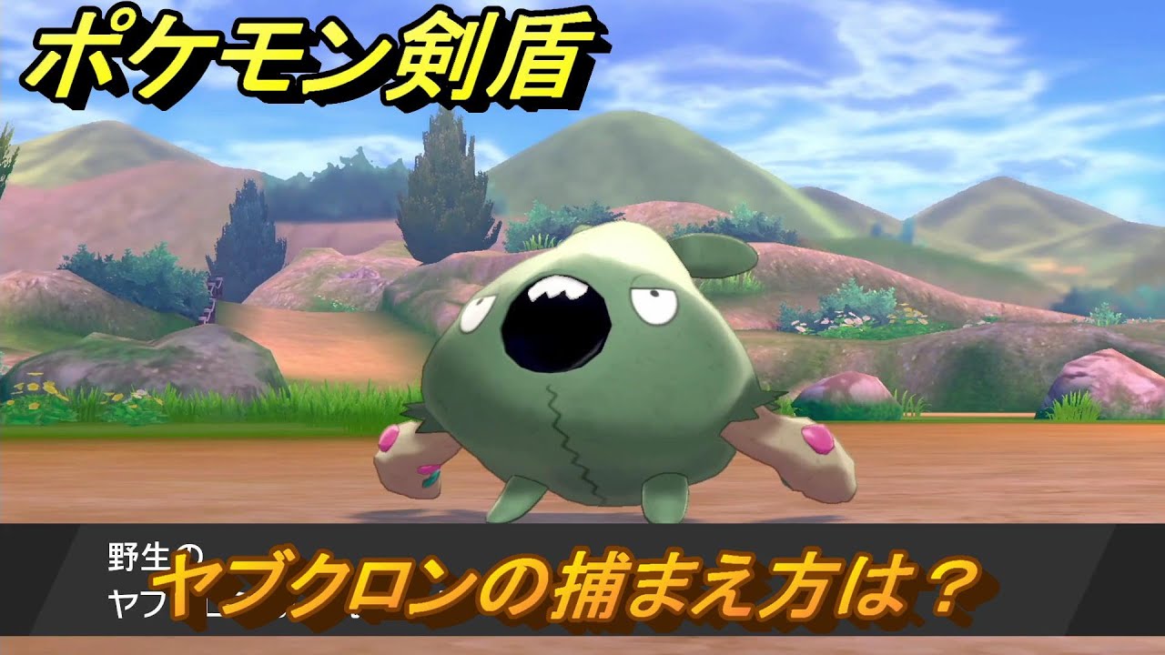 ポケモン剣盾　ヤブクロンの出現場所は？オススメの場所は？天気は？ポケモン図鑑コンプへの道！　最新版【ポケモンソード・シールド】