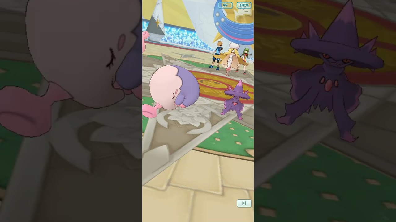 ポケモンマスターズ　カトレア（ムシャーナ）バディーズわざ