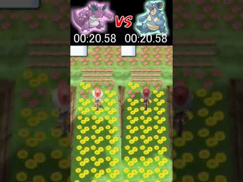 ニドキング VS ニドクイン 速いのはどっち？【ポケモンBDSP】#shorts