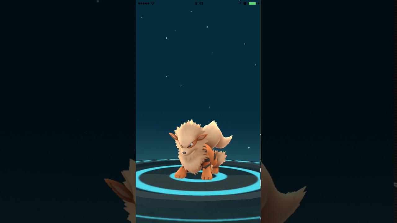 ポケモンGo　進化の映像　イーブイ、オタチ、ガーディ、イトマル、レディバ