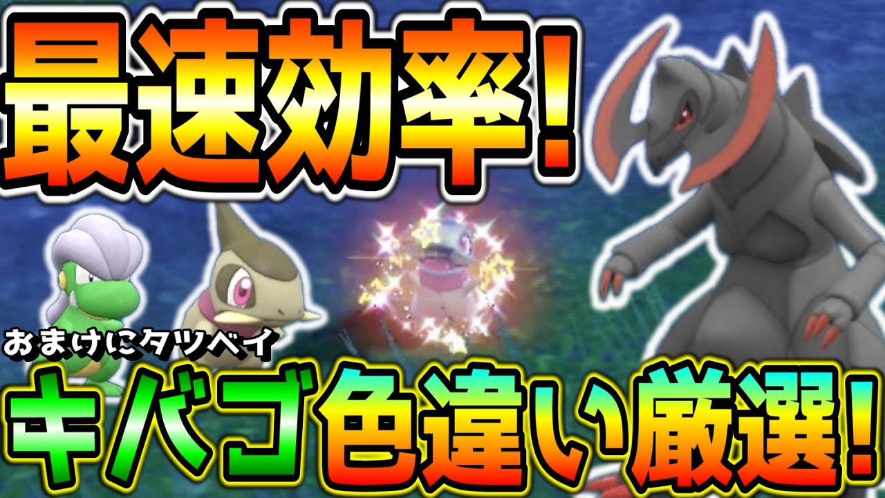 最速！キバゴとおまけにタツベイ色違い厳選方法！【ポケモンSV】