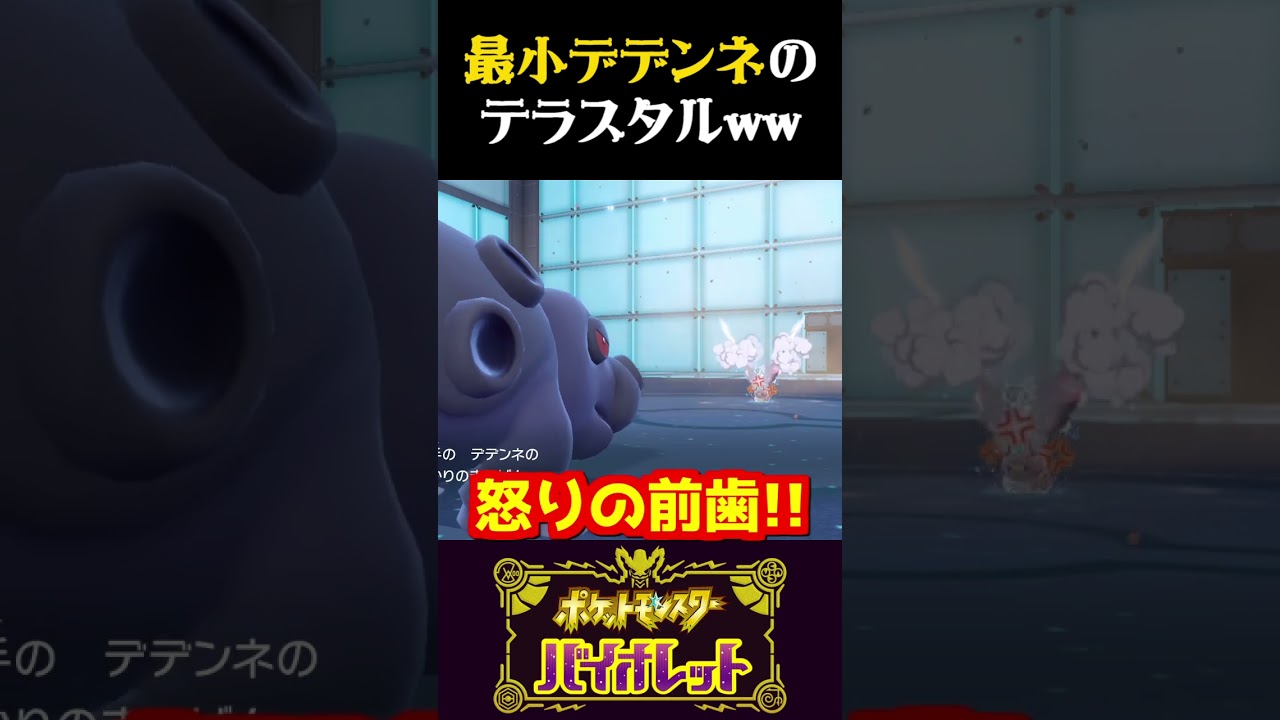 【激かわ】世界一小さいテラスタルするデデンネがかわいすぎるww【ポケモンSV】【スカーレット・バイオレット】【うさごん】