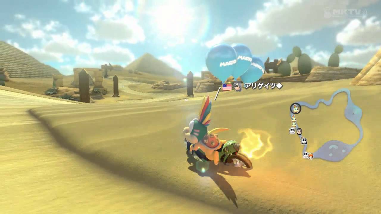 Wii U - Mario Kart 8 - Racing / Battling With Friends 90 (アリゲイツ◆ Reaches Maximum BR!)