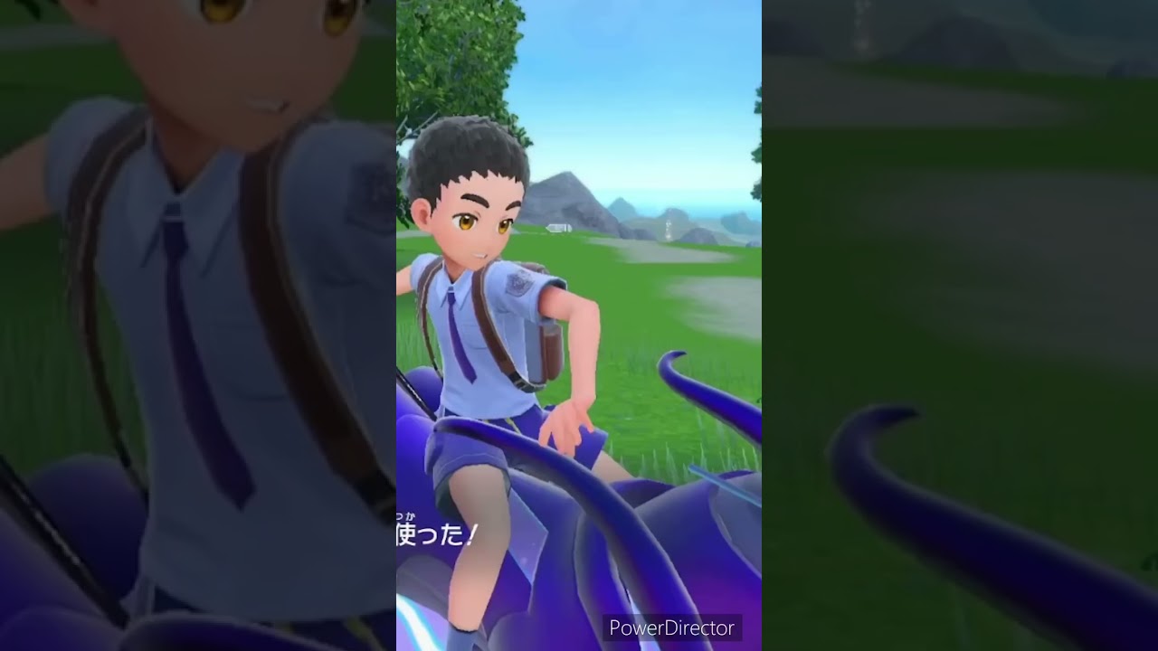 【ポケモンバイオレット】カエンジシを子ども（シシコ）の前で捕獲　#ポケモンバイオレット #ゲームリハビリ