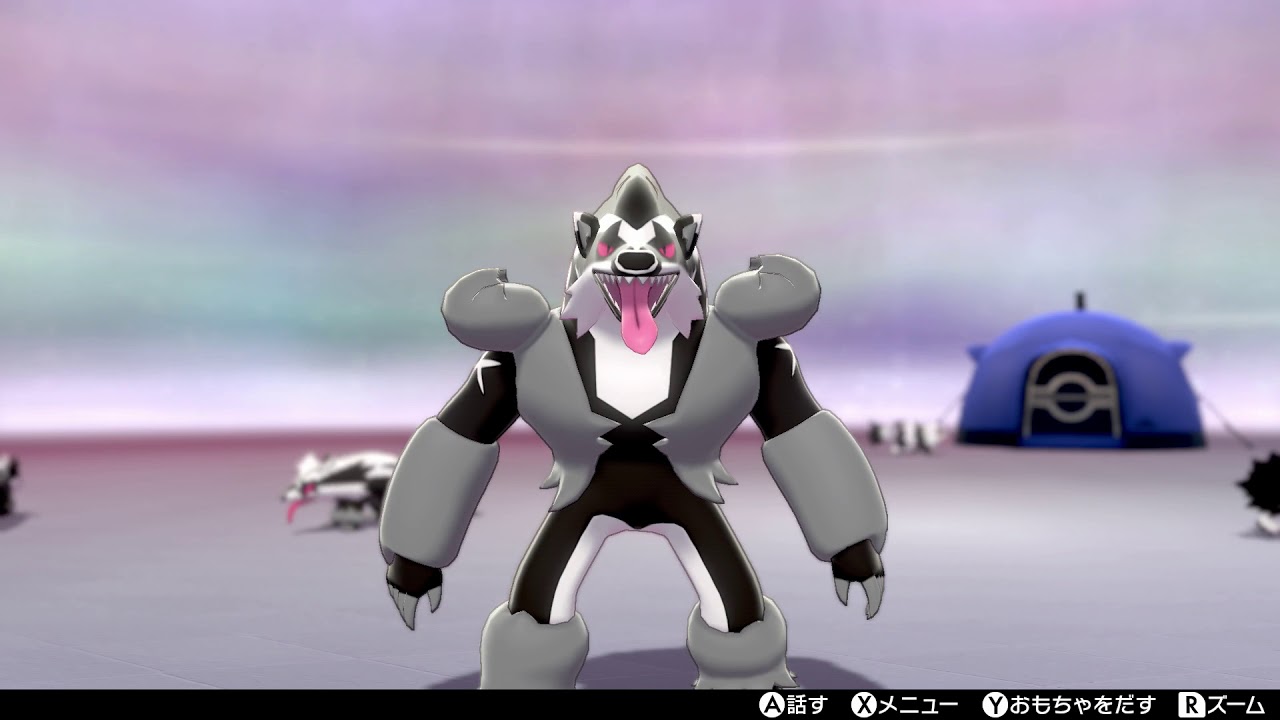 【ポケモンキャンプ】ガラルジグザグマ・マッスグマ・タチフサグマがかわいいだけの動画（図鑑説明有り）【ポケモン剣盾/ポケモンソードシールド】