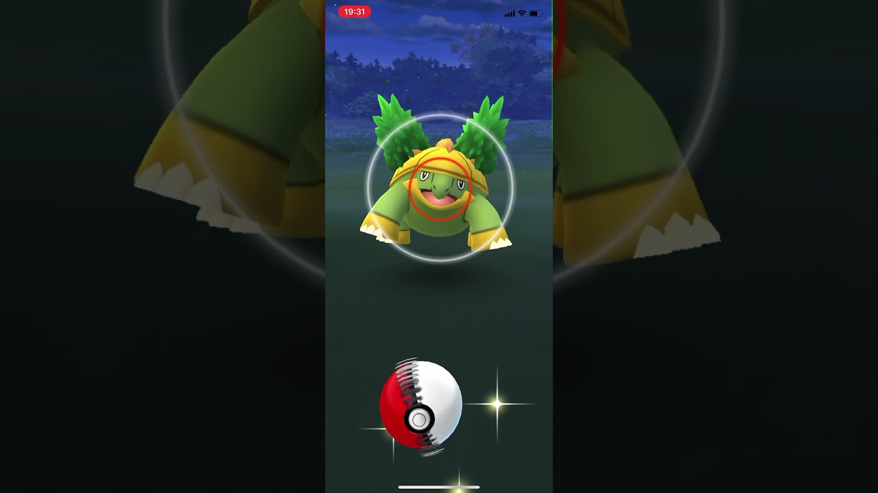 ポケモンgo 野生のハヤシガメゲットチャレンジ