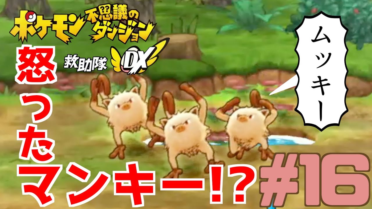 【ポケモン救助隊DX】ソーナノとソーナンスからの依頼！怒ったマンキーを懲らしめろ！！#16【２人実況】