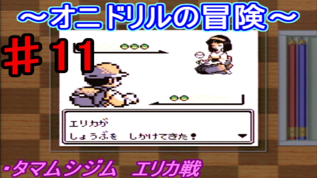 【ポケモン 赤】オニドリルの冒険♯11　タマムシジム エリカ戦編
