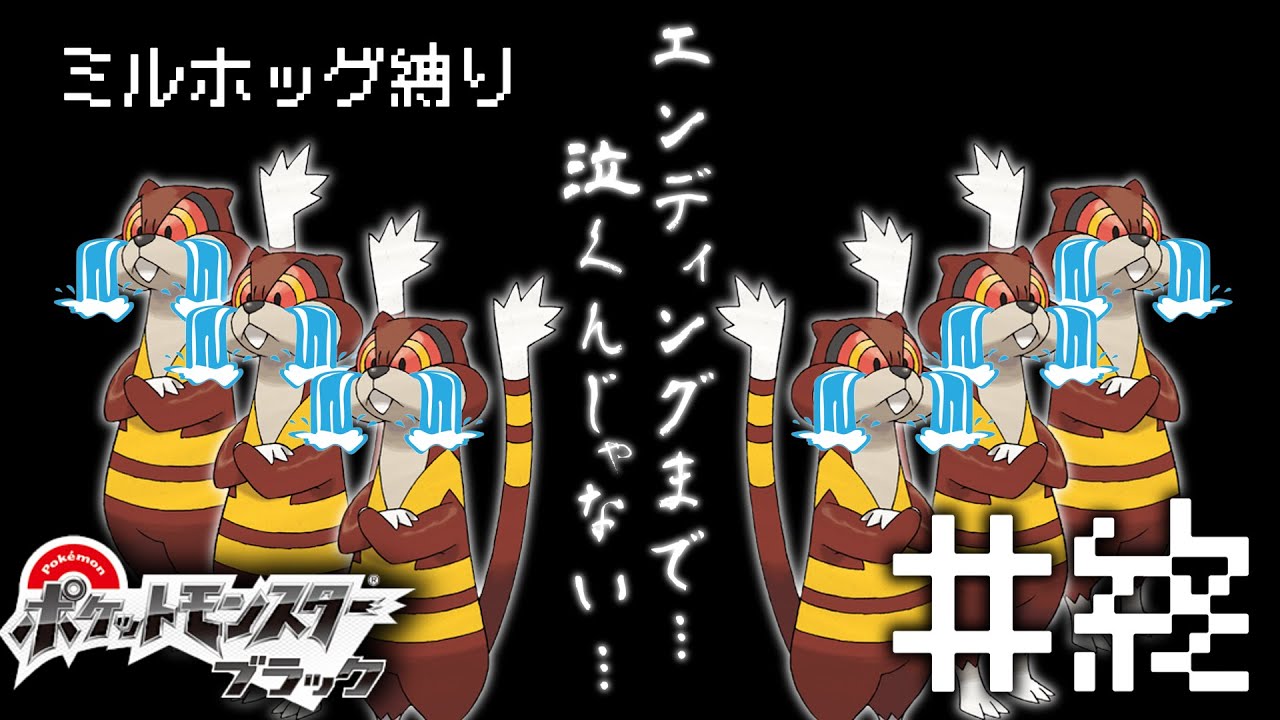 【ミルホッグ縛り】でクリアするぞ！！＃４（たぶん終）【BW】