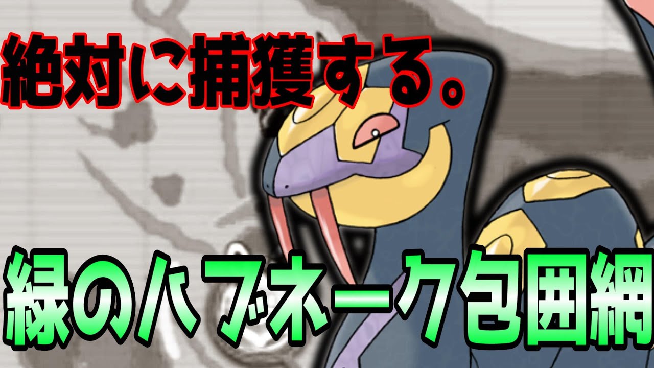 【絶対捕獲】色違いハブネーク確保までを解説！