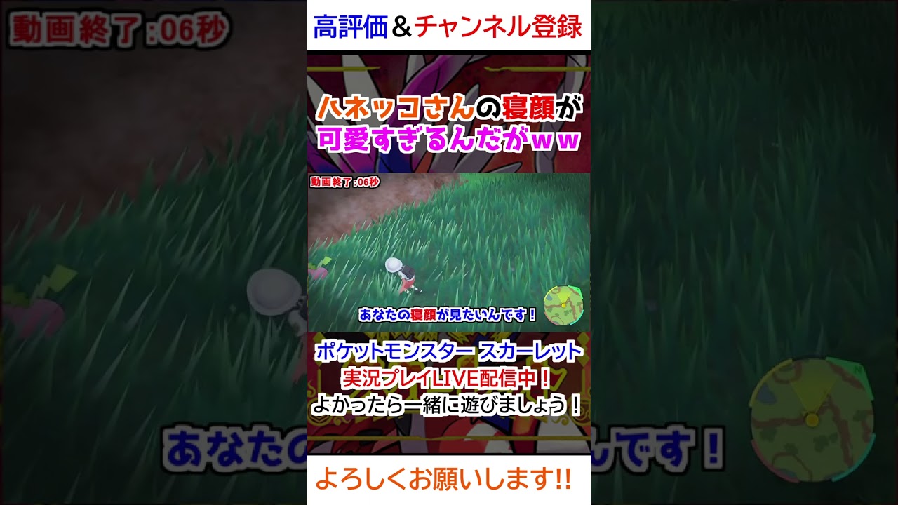 ハネッコさんの寝顔が可愛すぎるんだがｗｗ【ポケモンSV】