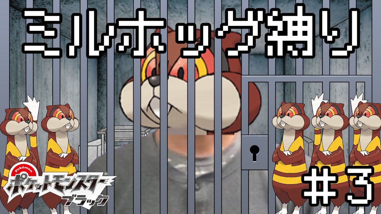 【ミルホッグ縛り】でクリアするぞ！！＃３【BW】