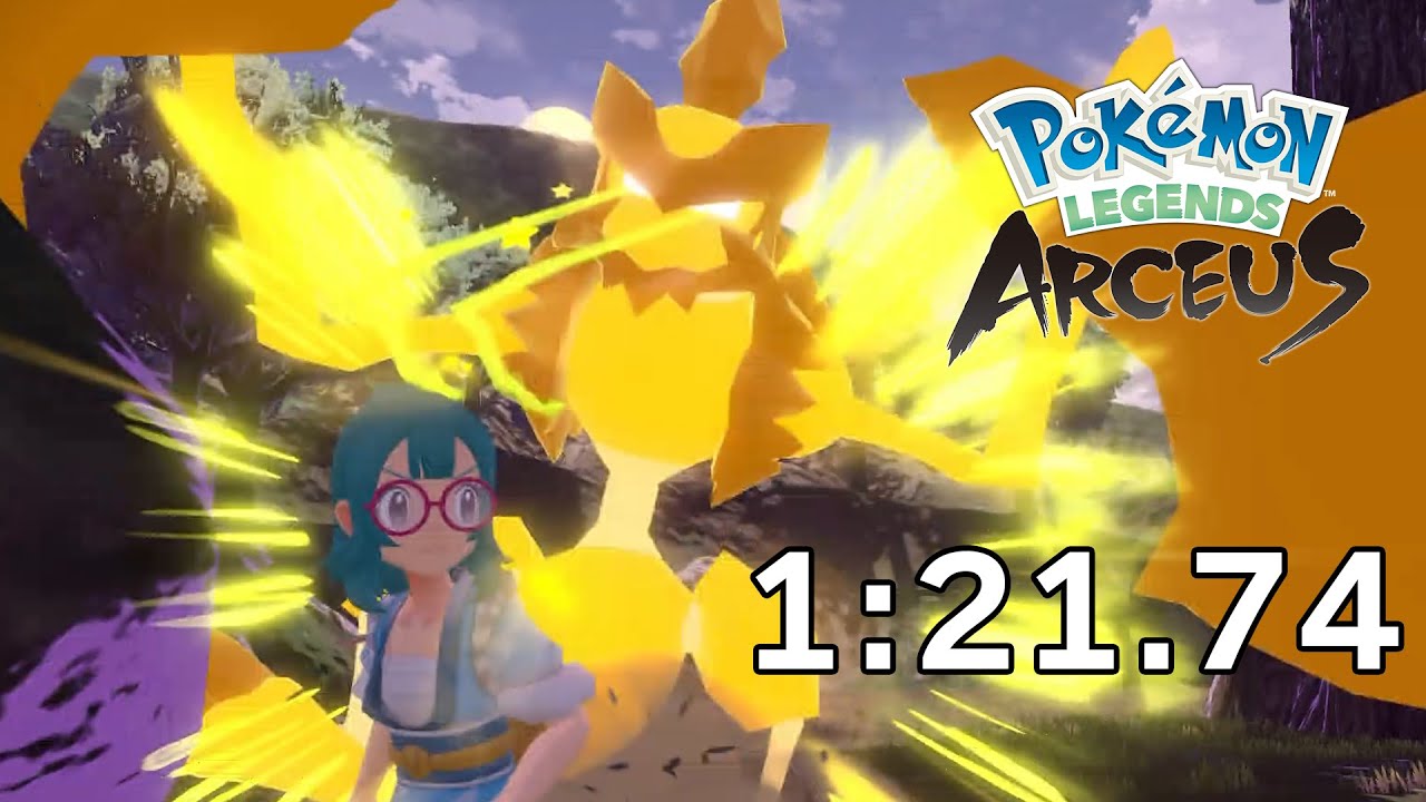 バサギリTA（安全地帯Ver）　1分21秒74　ノーダメージ＆ポケモンなし【ポケモンレジェンズアルセウス】