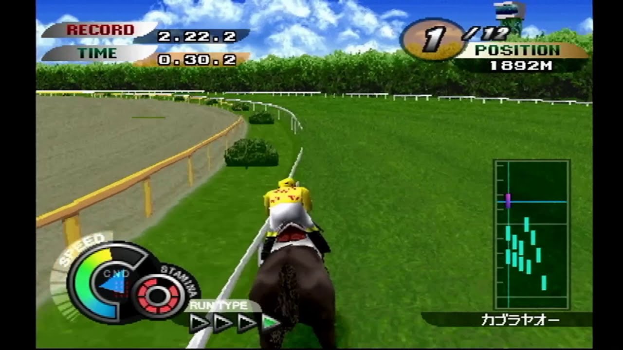 【ギャロップレーサー2000】カブラヤオーは強かった【日本ダービー】