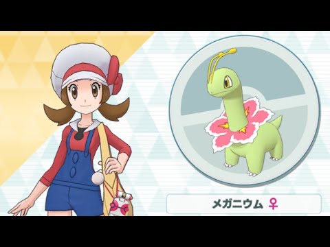 【ポケマス】コトネ/メガニウム きらめくハートのリーフストーム