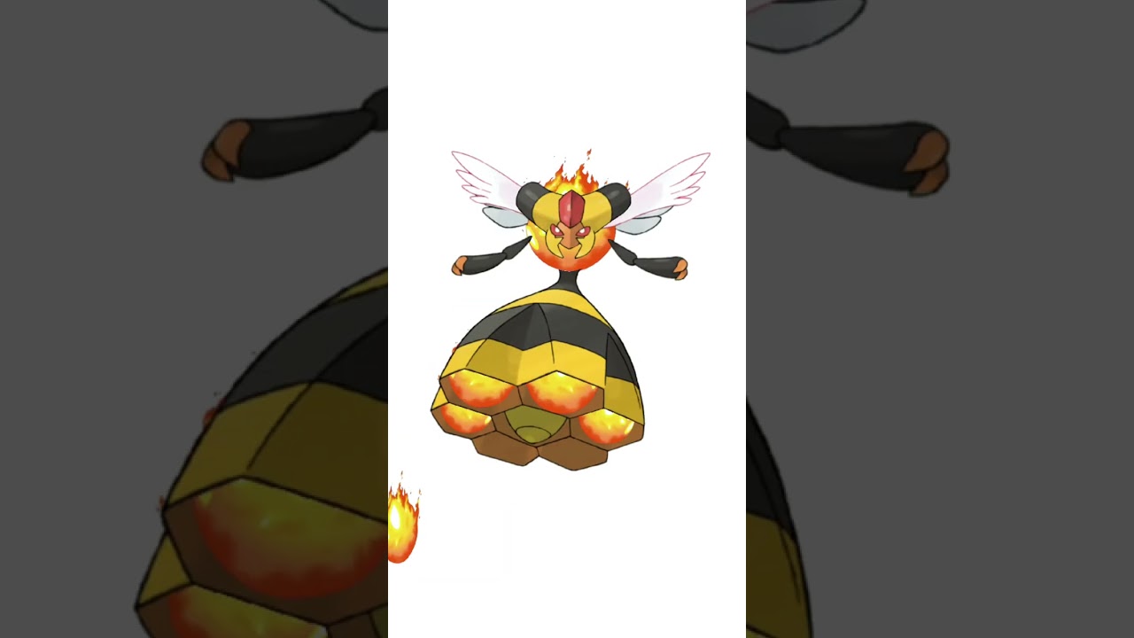 ビークインと巨大エースバーン合成。隕石ガトリング ポケモン