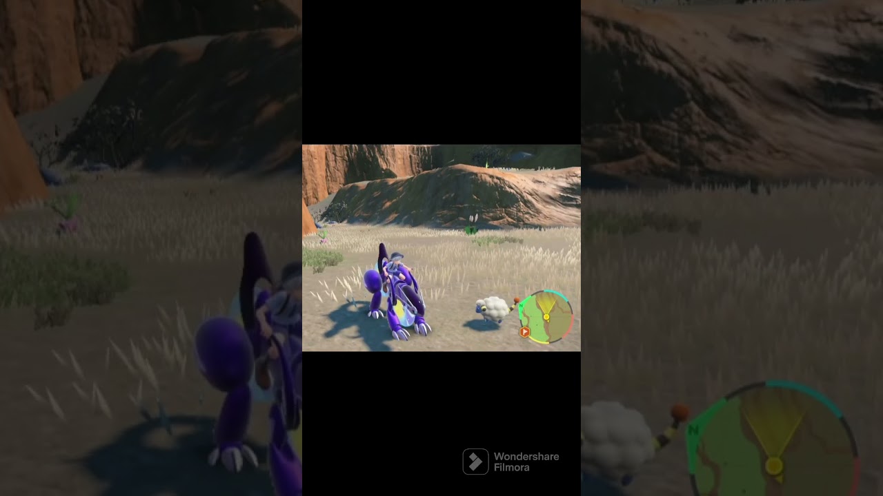 【ポケモンSV】じわじわ詰めてくるメリープが可愛すぎるww【バイオレット】 #shorts #癒し #ポケモンSV